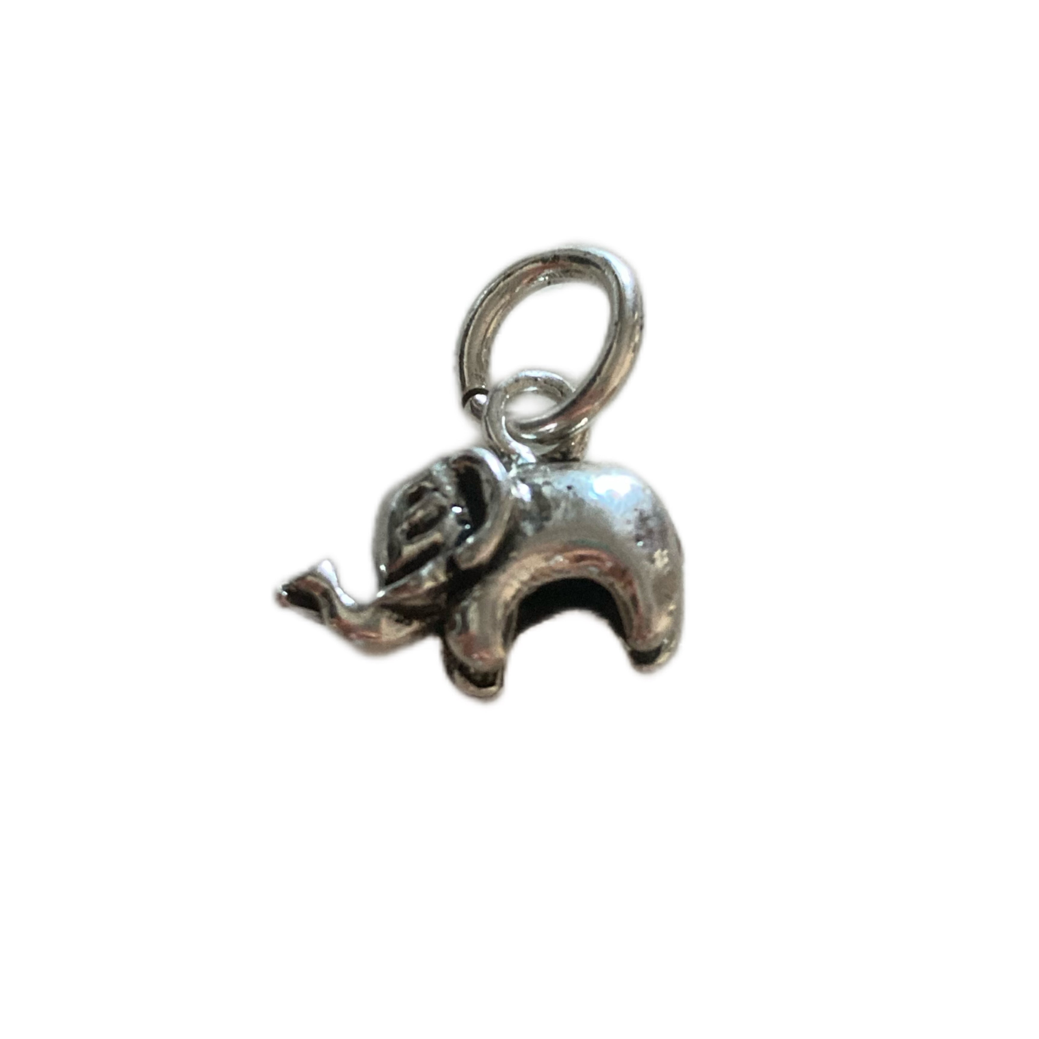 ciondolo elefante portafortuna in argento 925. RabiosaJewels