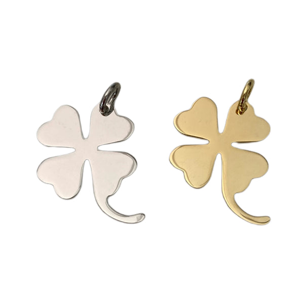 Ciondolo DID Quadrifoglio, charm four-leaf, ciondolo argento – Daniela Izzi  Design Jewels