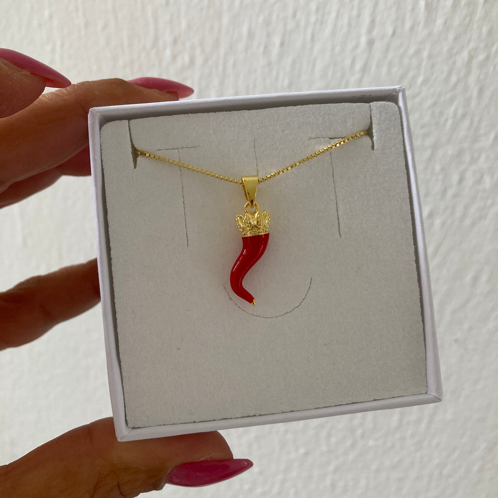 Collana CORNETTO ROSSO  RabiosaJewels – RABIOSA JEWELS